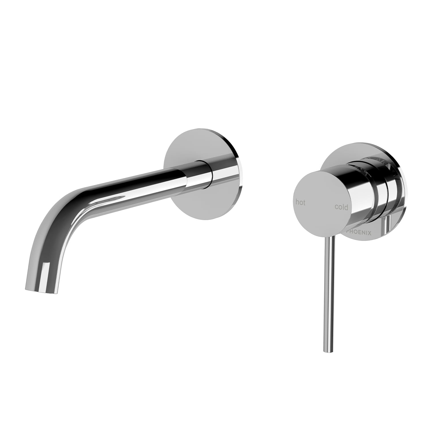 Phoenix Vivid Slimline SwitchMix Wall Basin / Bath Mixer Set 60mm Backplates (Fit-Off Kit Only) – Lead Free