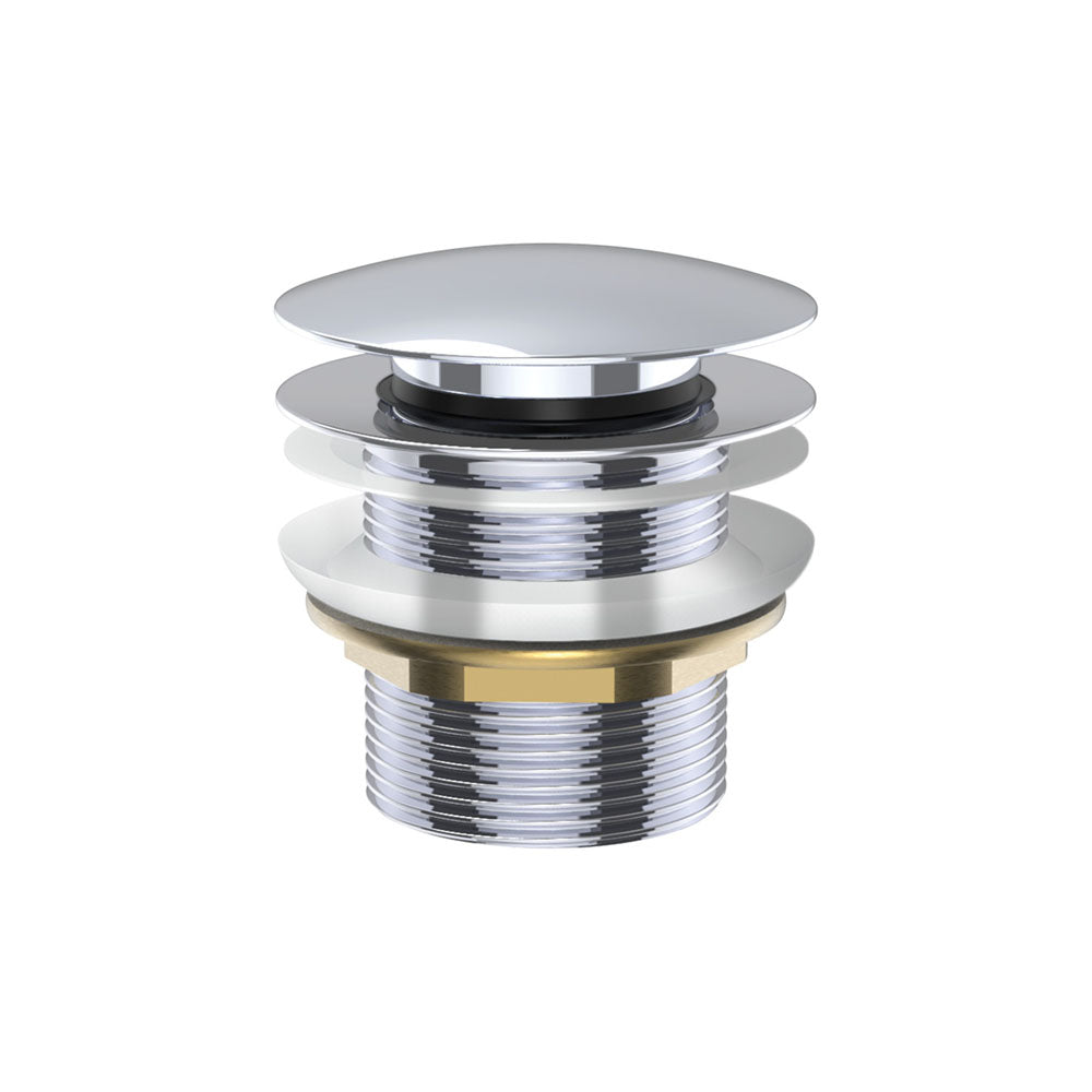 Universal Brass Cap Bath Waste Non-Overflow - Brushed Copper