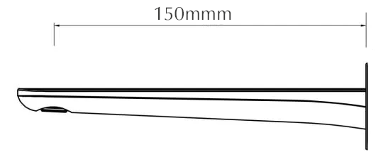 Bella Vista Lantra Combo Mixer Spout Upgrade - 150/240mm - dimensions and specifications