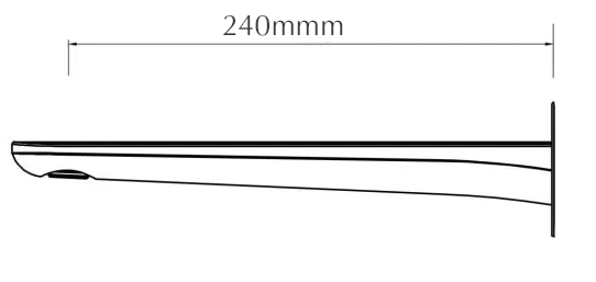 Bella Vista Lantra Combo Mixer Spout Upgrade - 150/240mm - dimensions and specifications