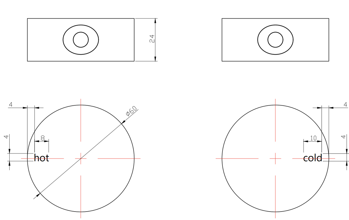 Bella Vista Mica Wall Top Assembly - Trim Kit Only - dimensions and specifications
