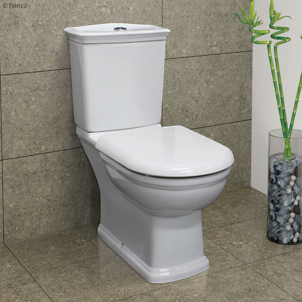 RAK Washington White Close-Coupled Toilet Suite, Alpine White with S-Trap 240