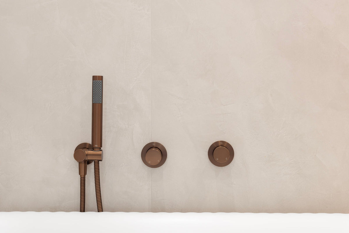 Meir Round Wall Mixer Pinless Handle Finish Kit