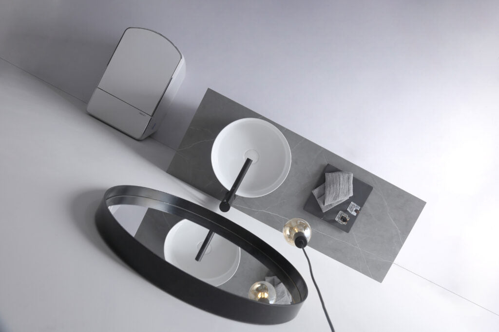 Aulic Dove Above Counter Basin Gloss White