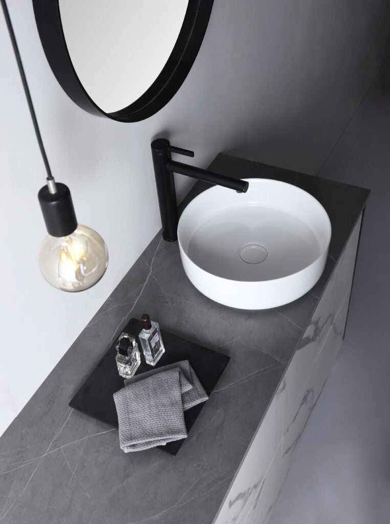Aulic Dove Above Counter Basin Gloss White