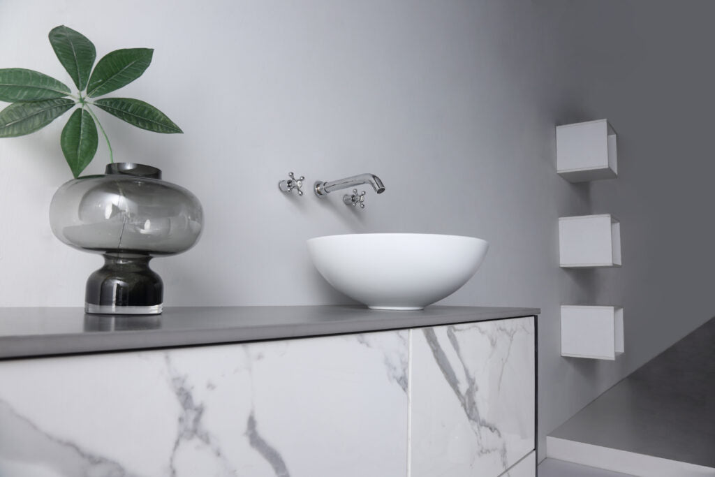Aulic Argyle Above Counter Basin Matte White