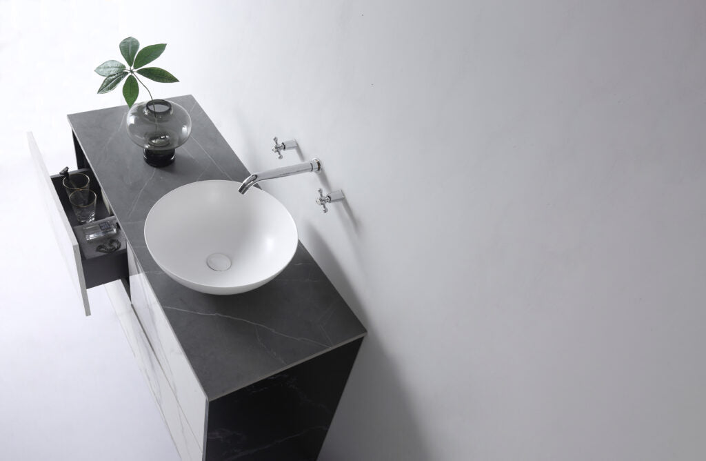 Aulic Argyle Above Counter Basin Matte White