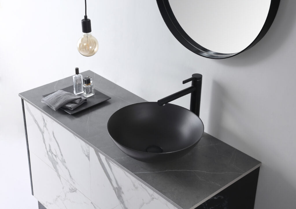 Aulic Argyle Above Counter Basin Matte Black