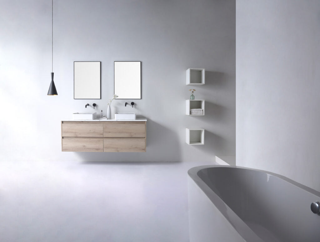 Aulic Macleod Above Counter Basin Gloss White with Black Edge