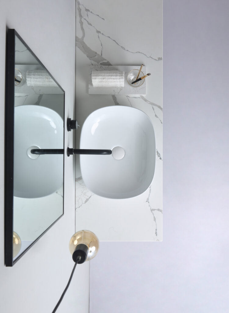 Aulic Bennett Above Counter Basin Gloss White