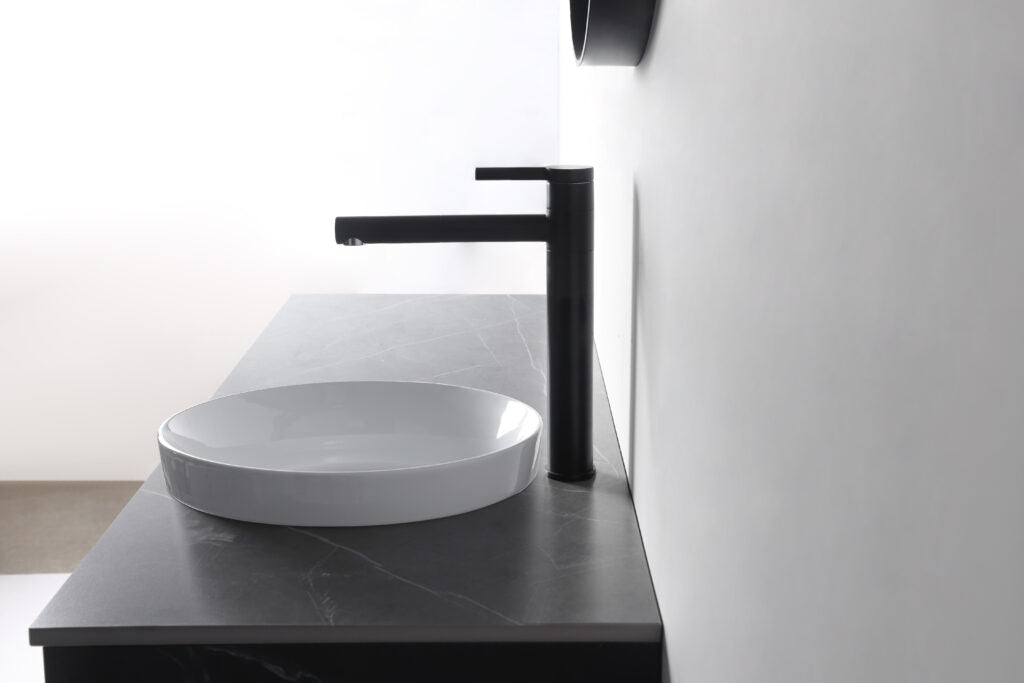 Aulic Gardinier Semi Inset Basin Gloss White