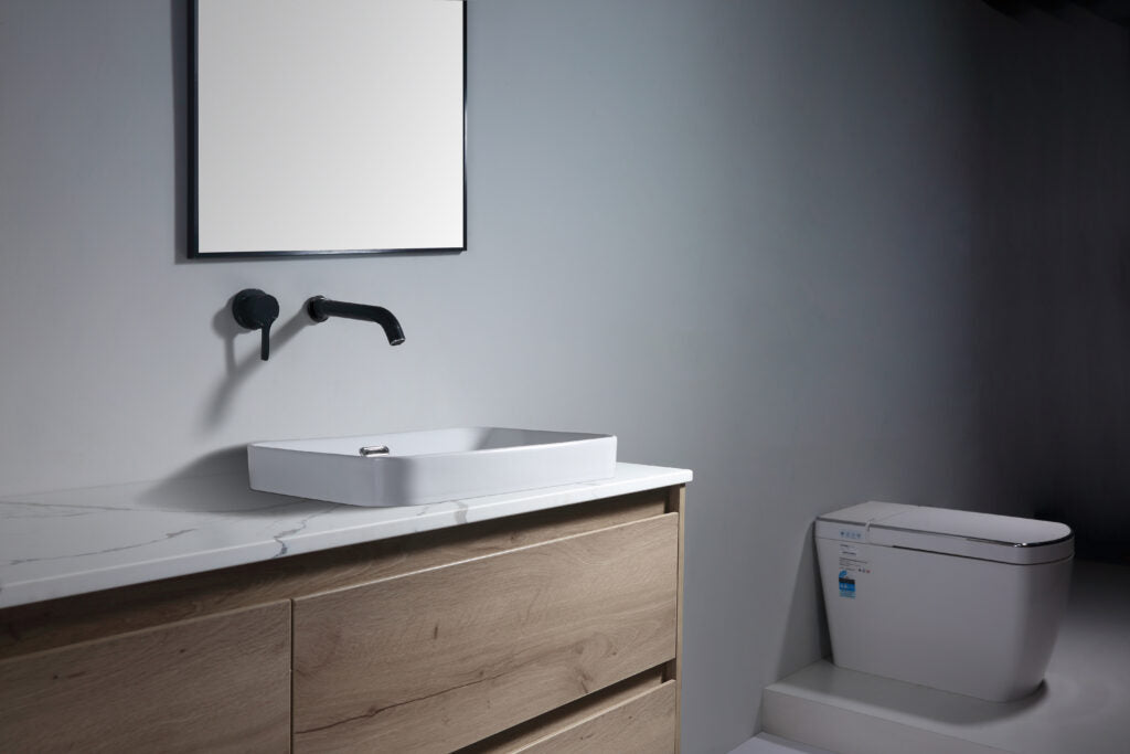 Aulic Barlee Semi Inset Basin Gloss White