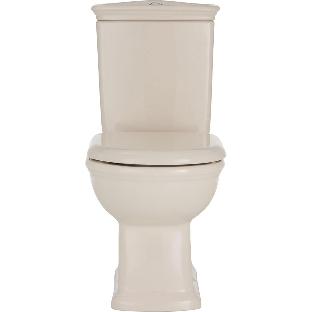 Fienza RAK Washington Ivory Close-Coupled Toilet Suite, Ivory with S-Trap 240