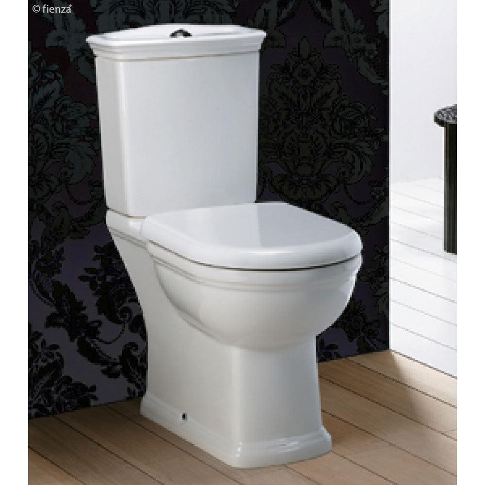 Fienza RAK Washington White Close-Coupled Toilet Suite, Alpine White with P-Trap