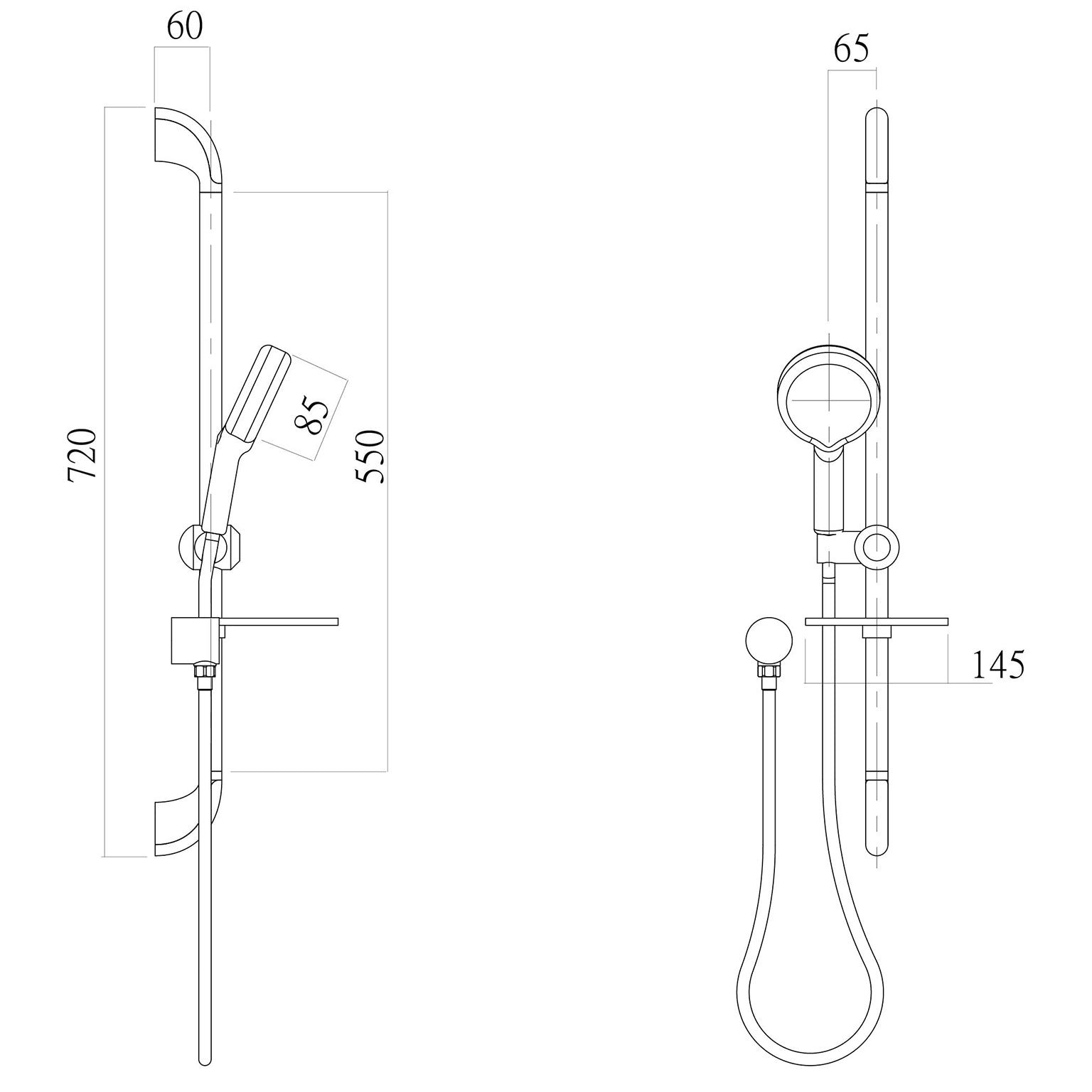 Phoenix Ivy Rail Shower