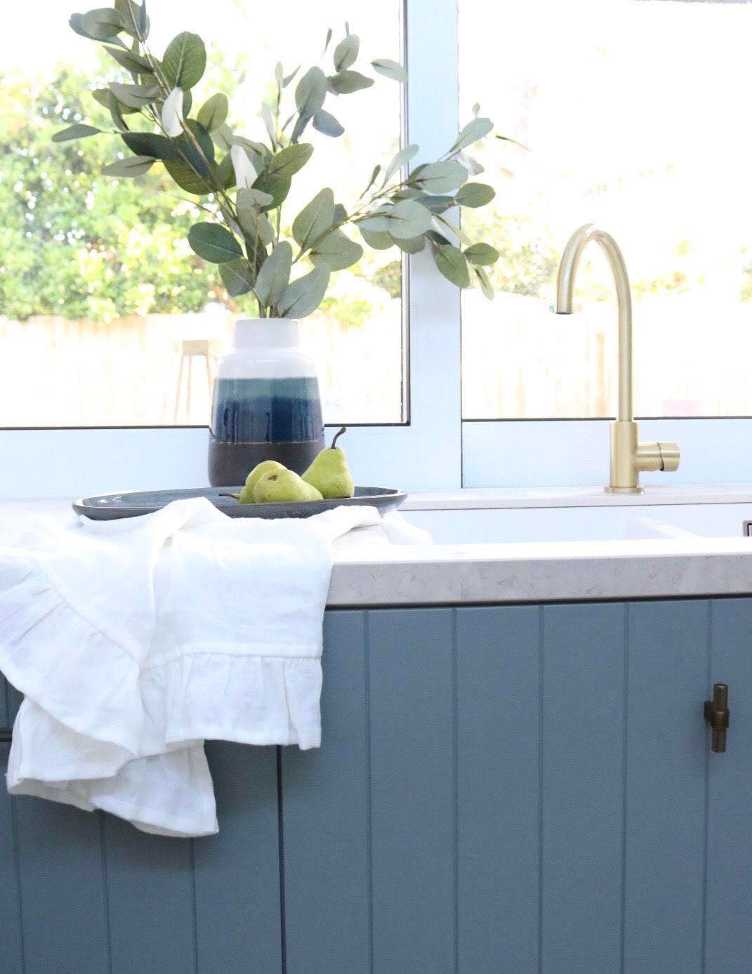 Meir Round Pinless Gooseneck Kitchen Mixer Tap