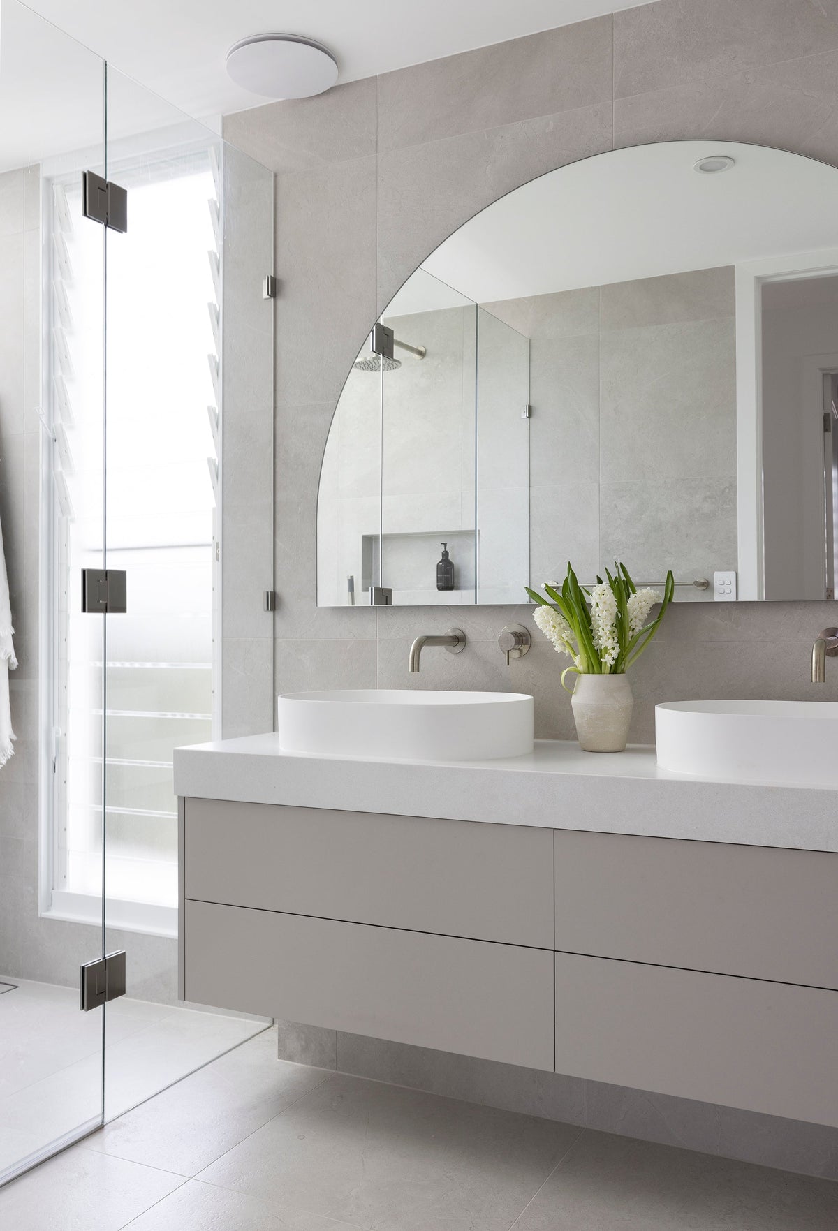 Meir Glass to Glass Shower Door Hinge