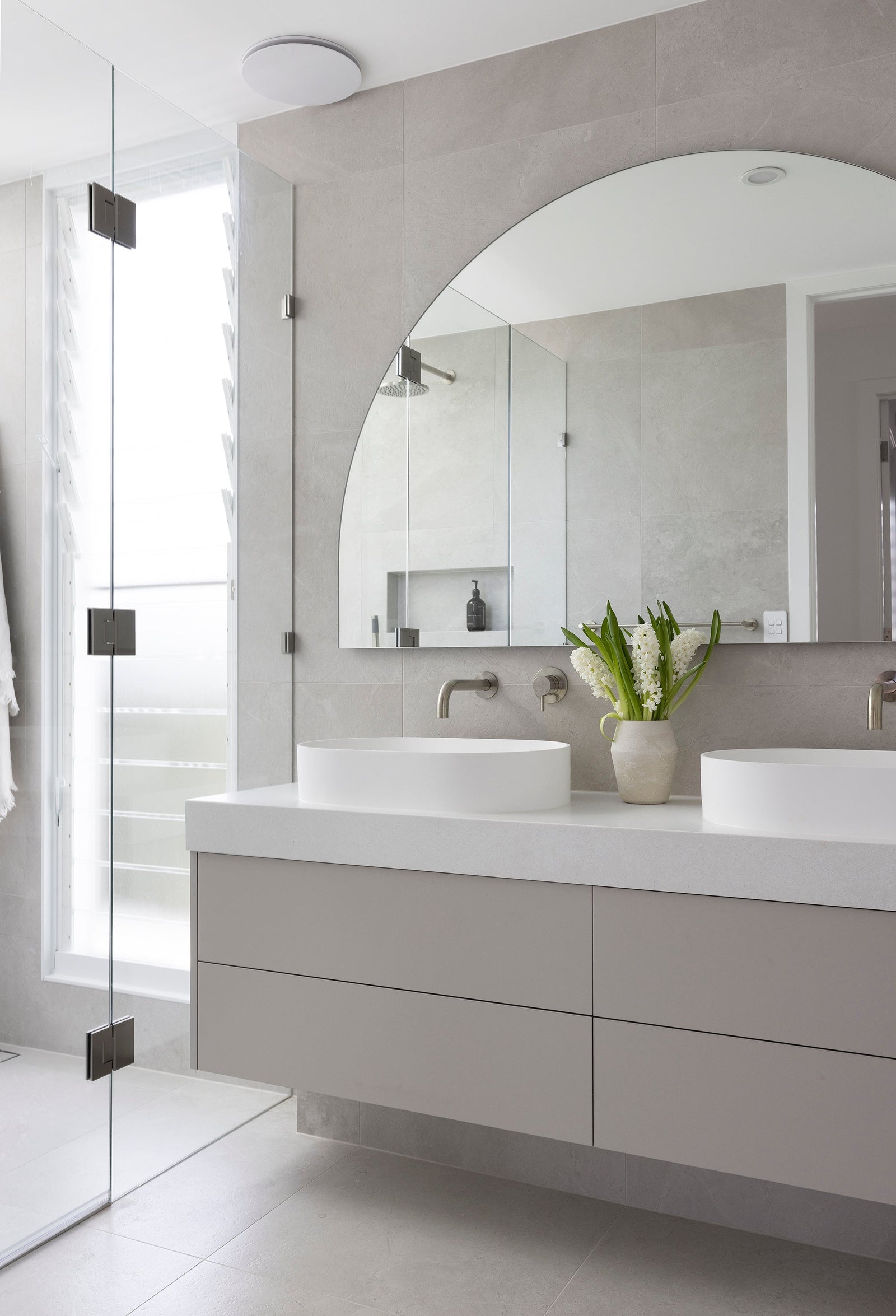 Meir Glass to Glass Shower Door Hinge