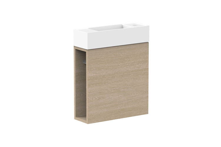 ADP Allie Wall Hung Vanity, side view