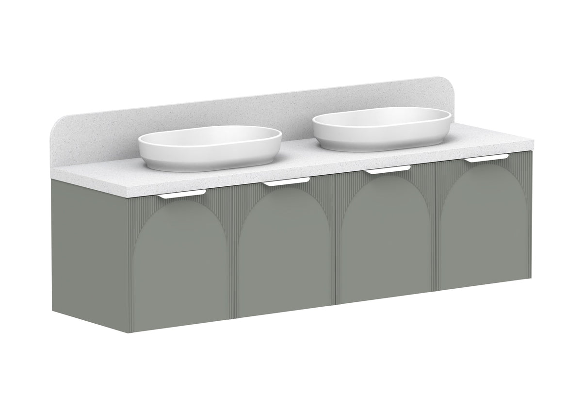 ADP Archie All-Door Wall Hung Vanity 1800mm in Topiary