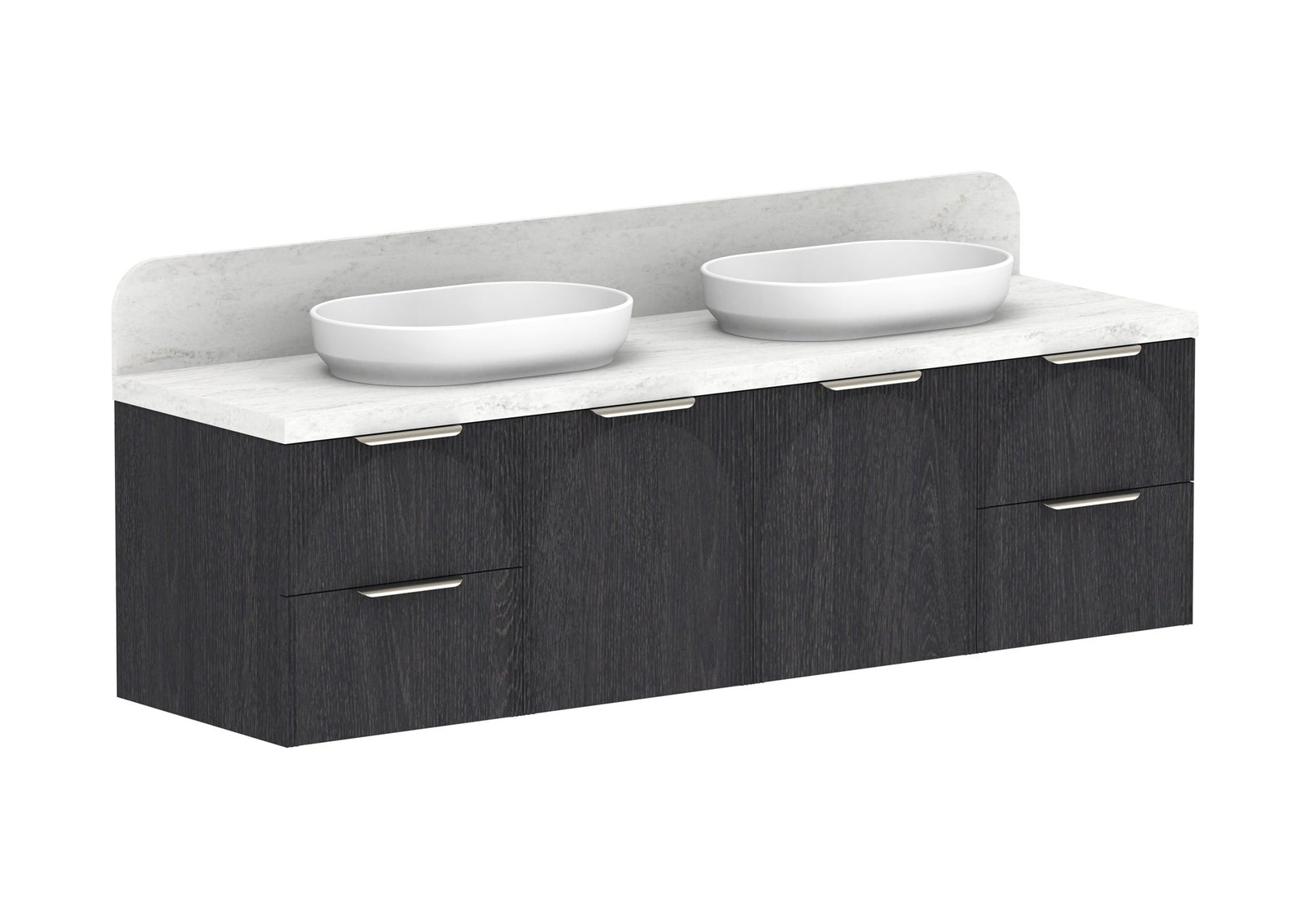 ADP Archie Door & Drawer Wall Hung Vanity 1800mm in Estella Oak