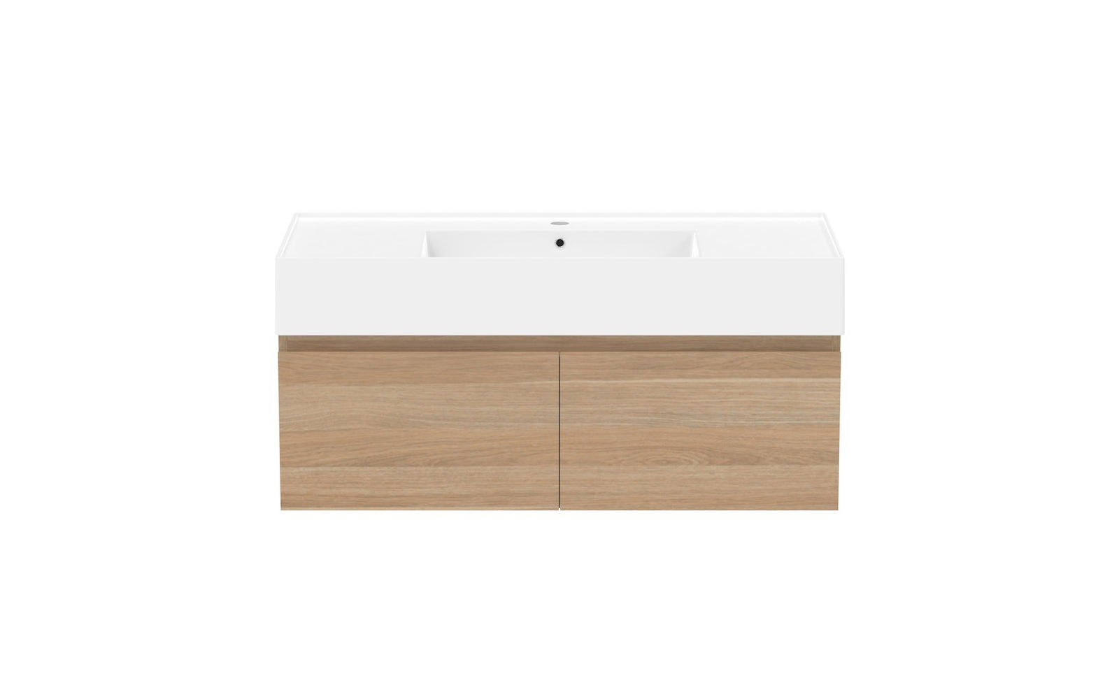 ADP Capri Wall Hung Vanity 1000mm centre bowl, front view