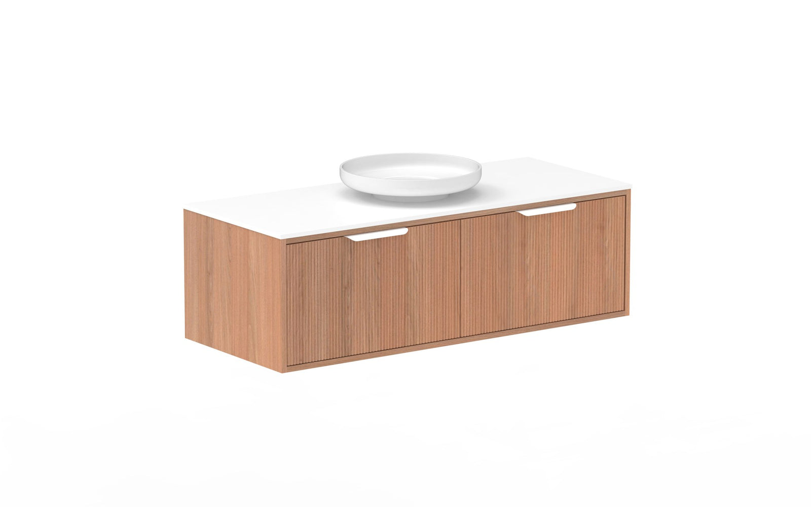 ADP Clifton Wall Hung Vanity 1200mm centre bowl in Tasmanian Oak