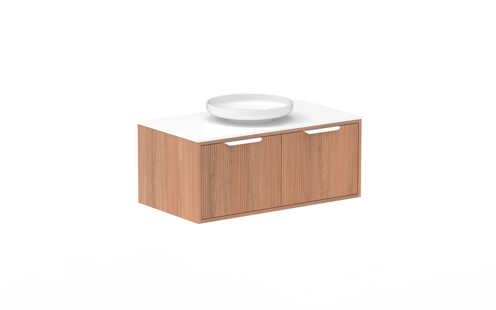 ADP Clifton Wall Hung Vanity 900mm centre bowl in Tasmanian Oak