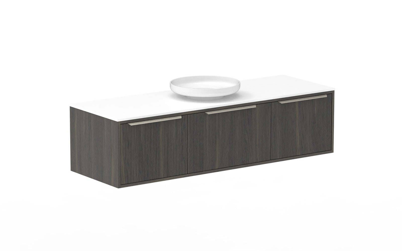 ADP Clifton Wall Hung Vanity 1500mm centre bowl in Bottega Oak