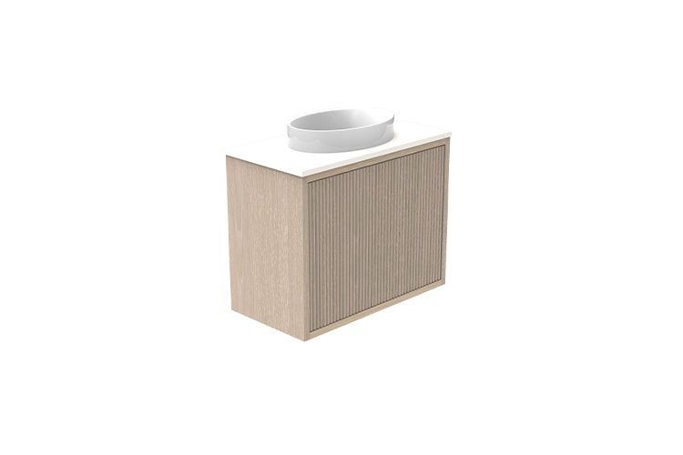 ADP Clifton Mini Wall Hung Vanity in Coastal Oak