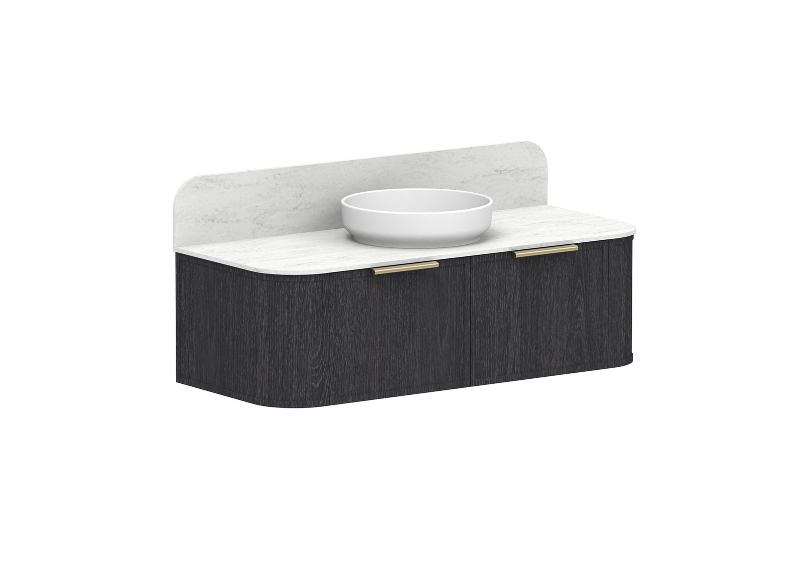 ADP Flo Wall Hung Vanity 1200mm in Estella Oak
