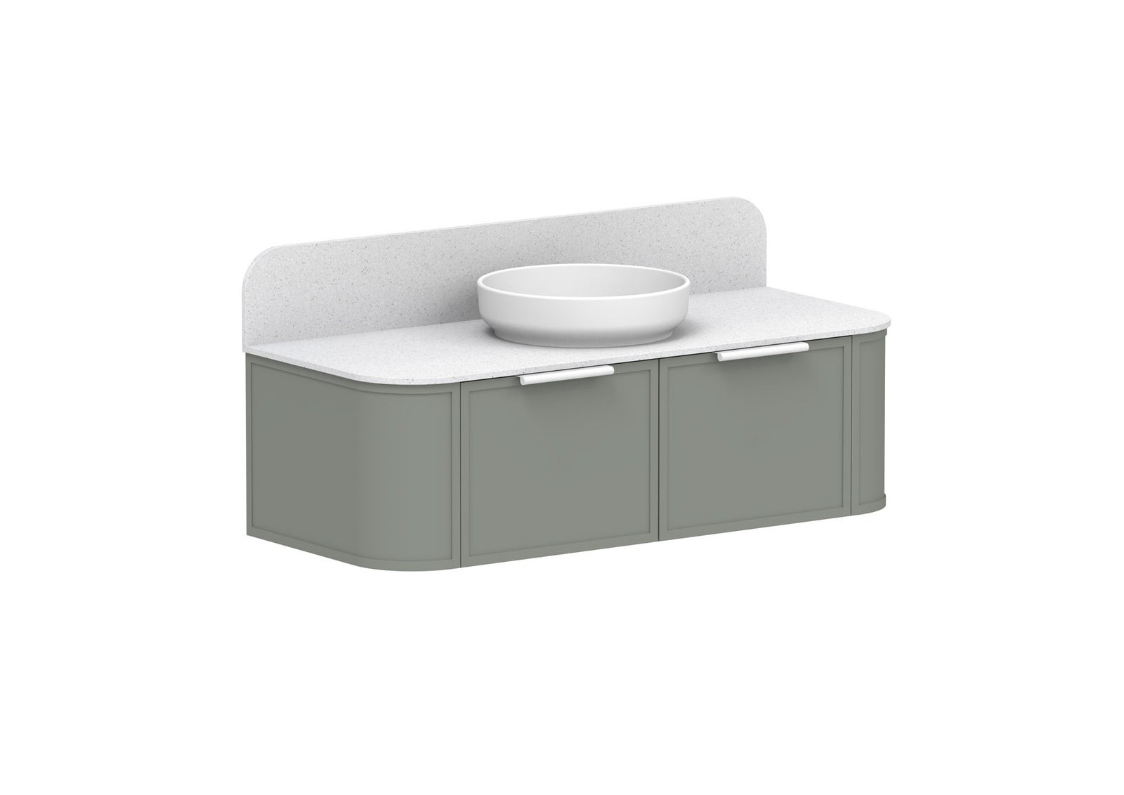 ADP Flo Wall Hung Vanity 1200mm in Topiary