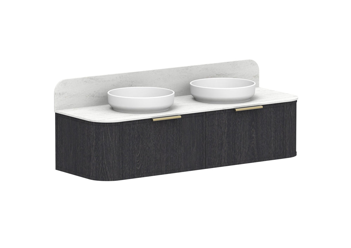 ADP Flo Wall Hung Vanity 1500mm in Estella Oak