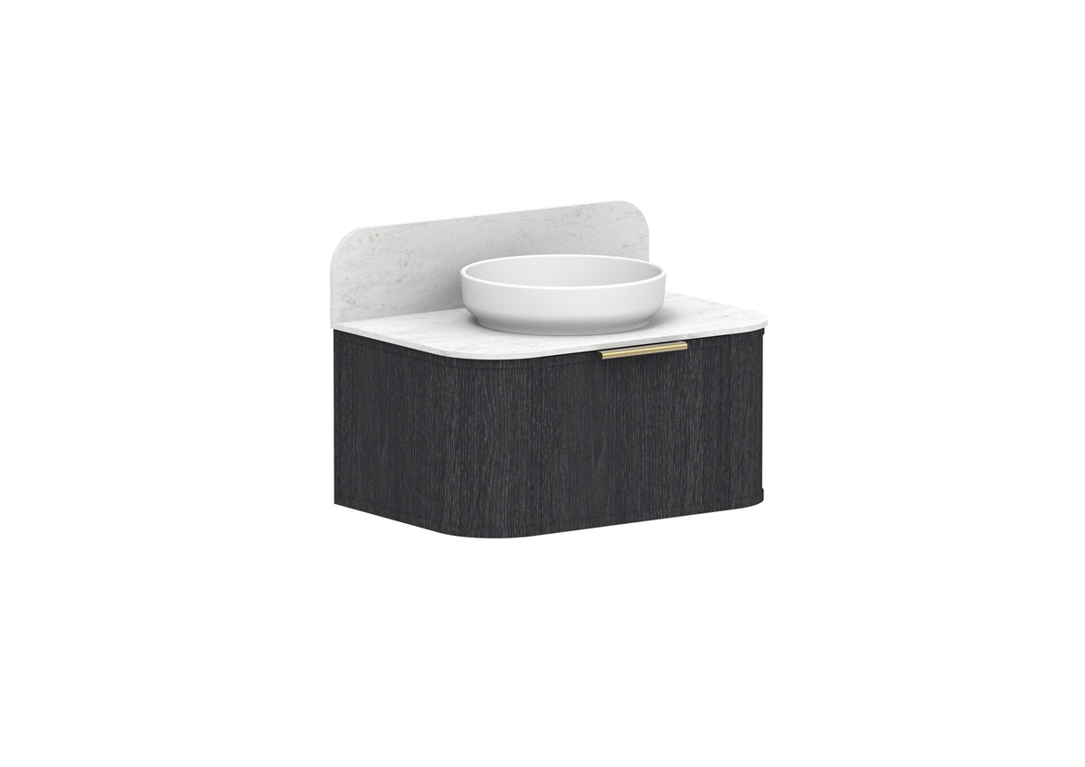 ADP Flo Wall Hung Vanity 750mm in Estella Oak
