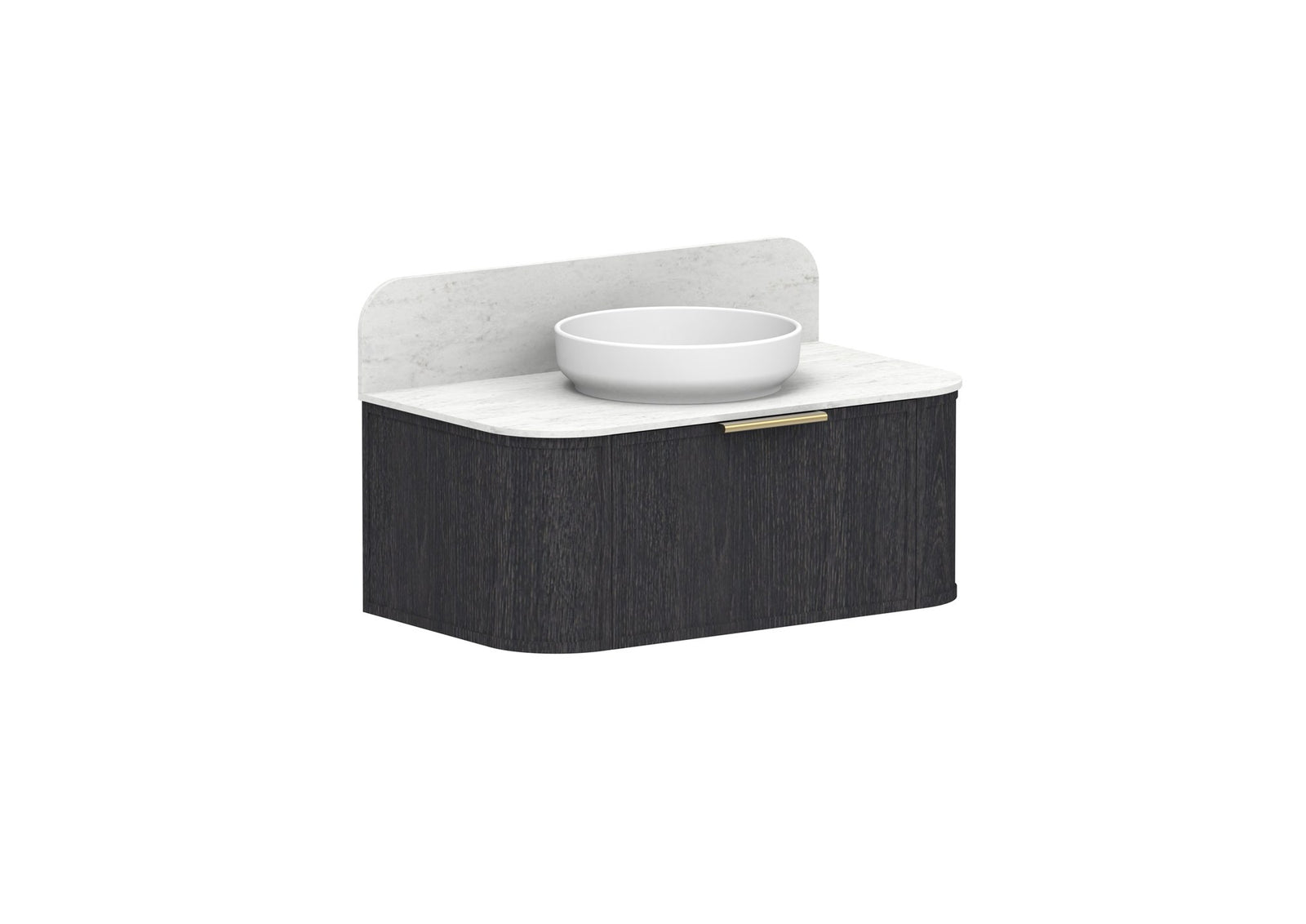 ADP Flo Wall Hung Vanity 900mm in Estella Oak