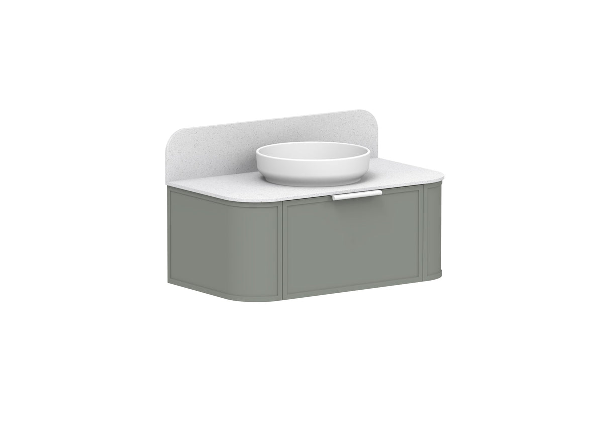 ADP Flo Wall Hung Vanity 900mm in Topiary