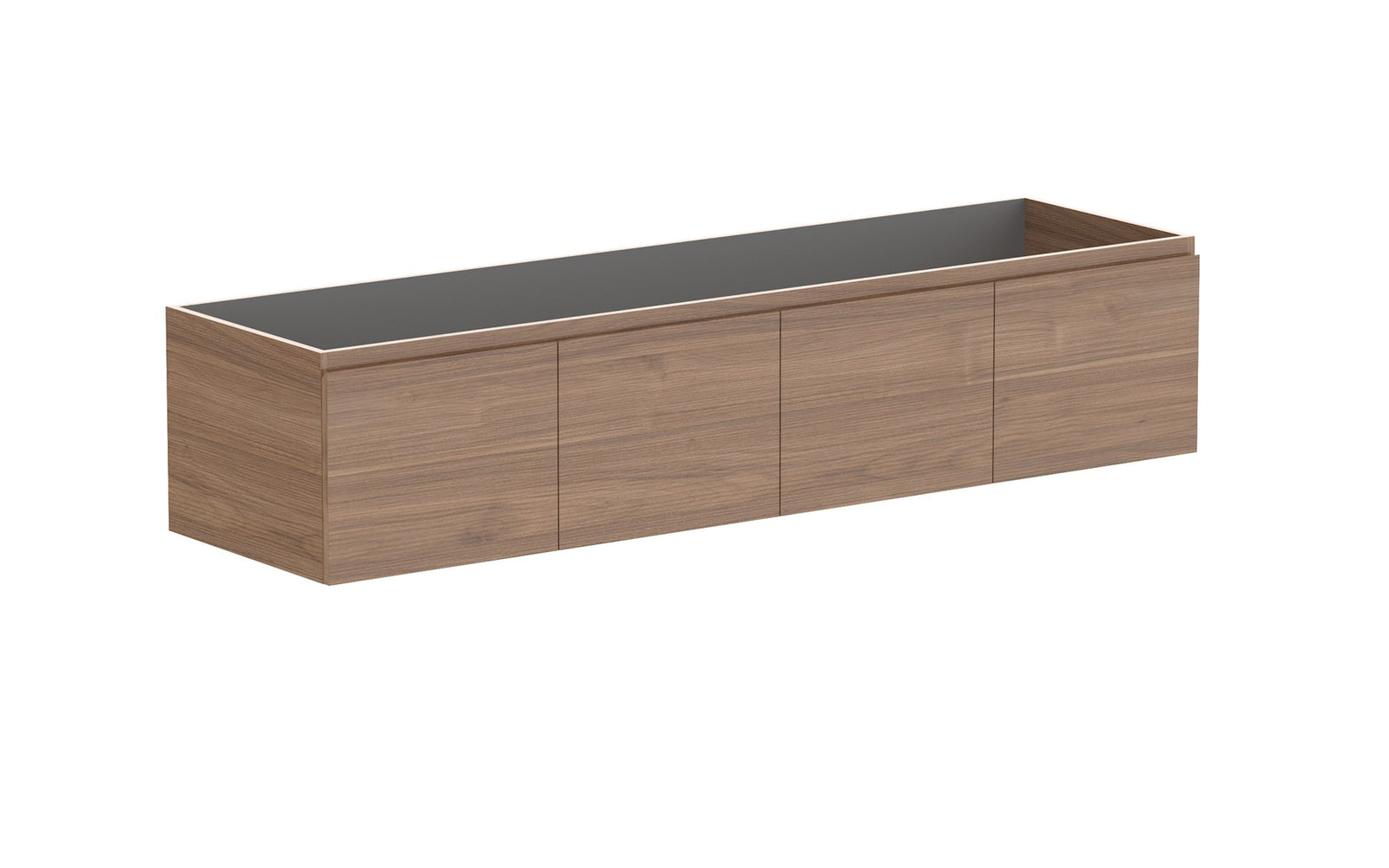 ADP Glacier Full Depth All-Door Slim Wall Hung Vanity 1800mm cabinet only