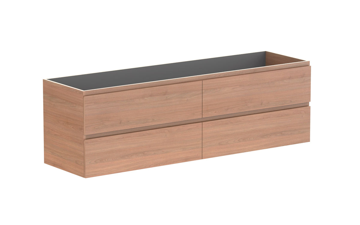 ADP Glacier Full Depth All-Drawer Twin Wall Hung Vanity 1800mm cabinet only