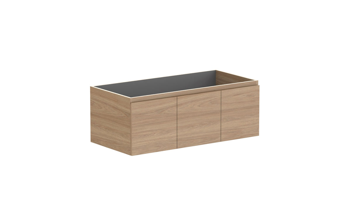 ADP Glacier Full Depth Door & Drawer Slim Wall Hung Vanity 1050mm cabinet only