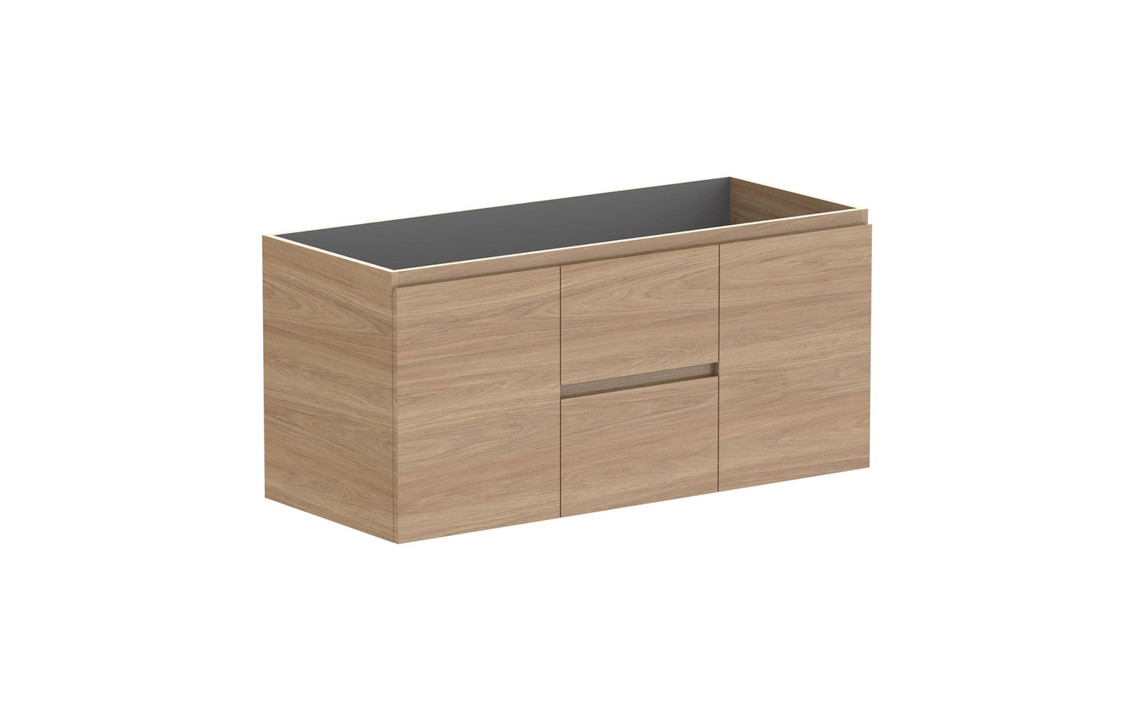 ADP Glacier Full Depth Door & Drawer Twin Wall Hung Vanity 1200mm cabinet only