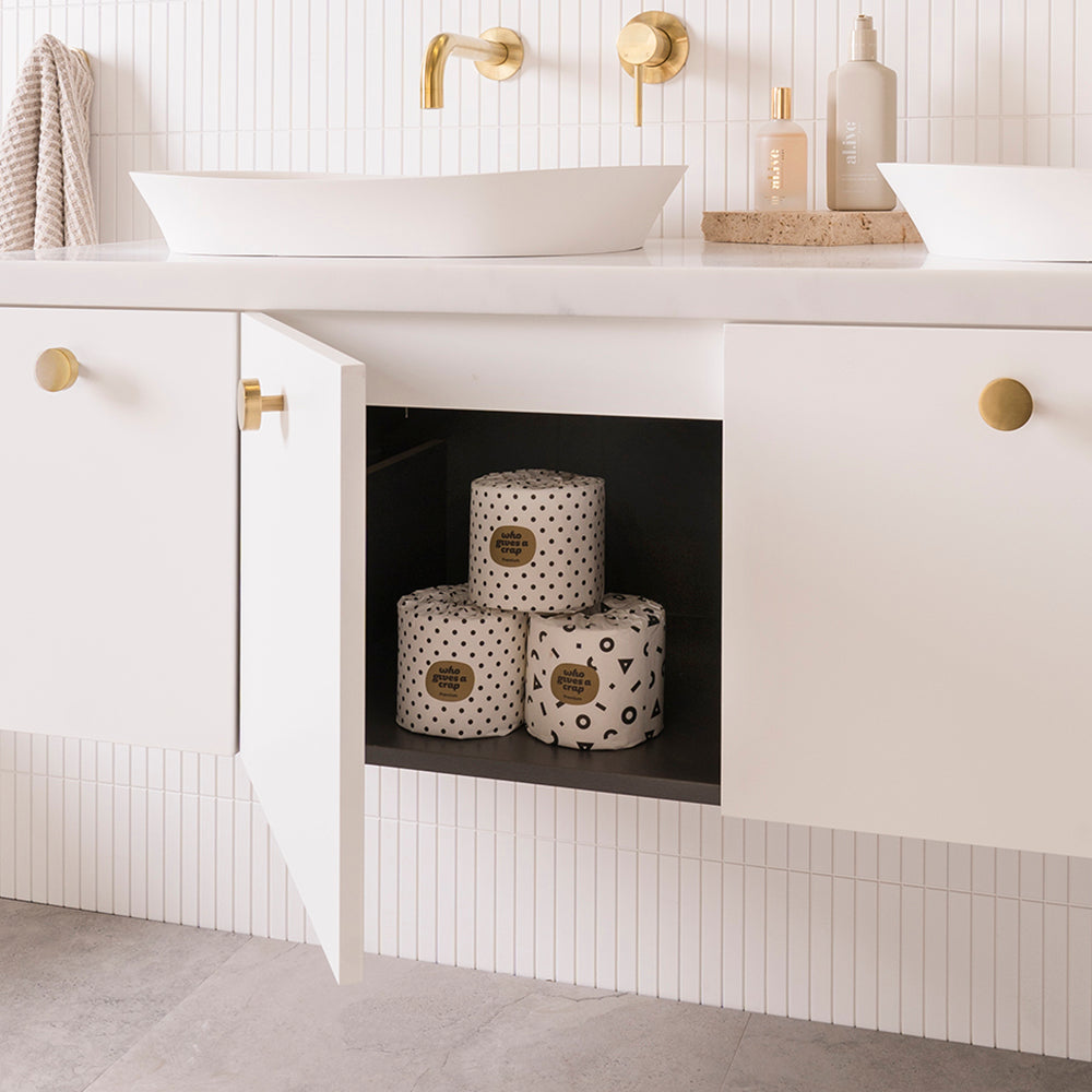 ADP Glacier All-Door Vanity 1500mm double bowl, inside view