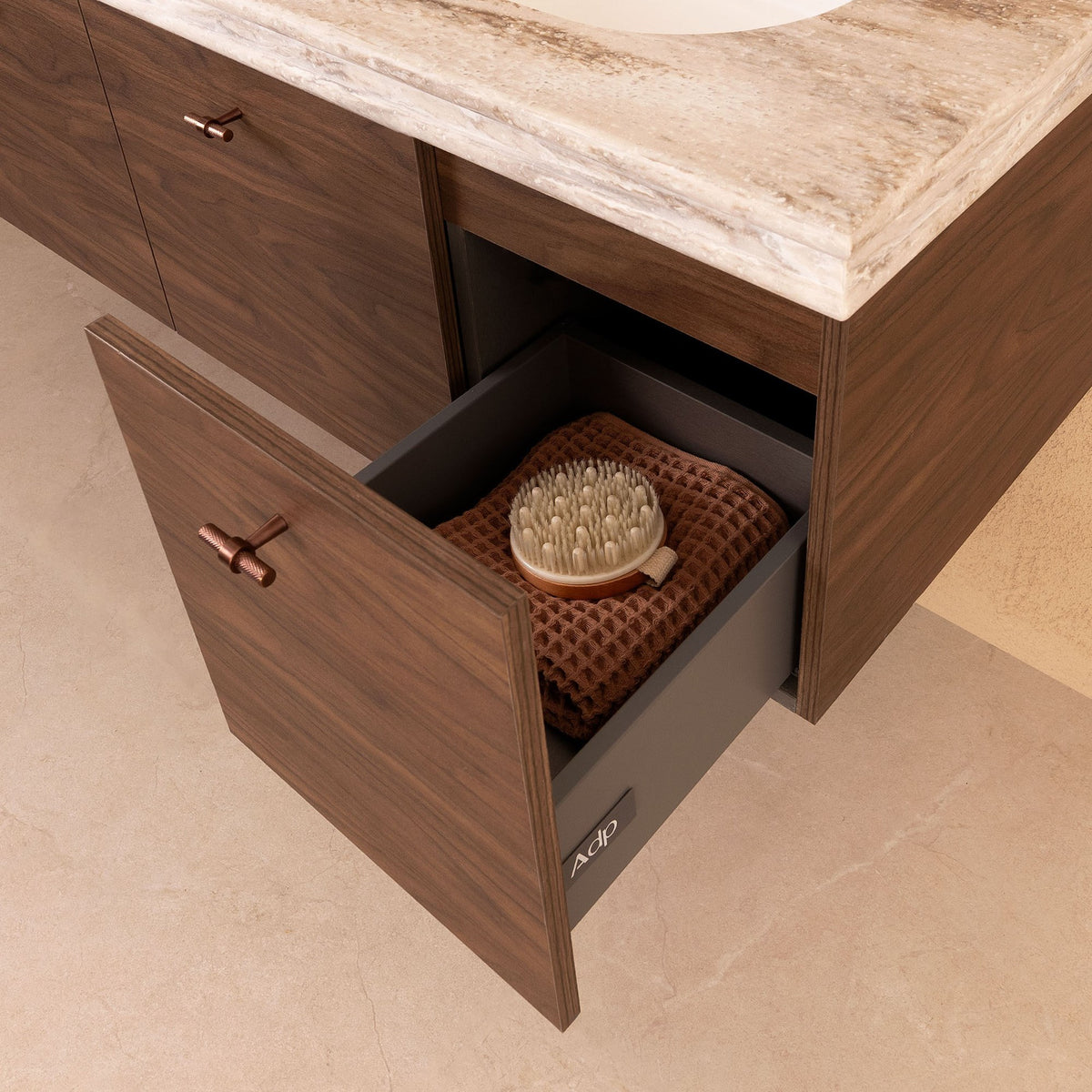 ADP Glacier Pro Full Depth Door & Drawer Vanity 750mm