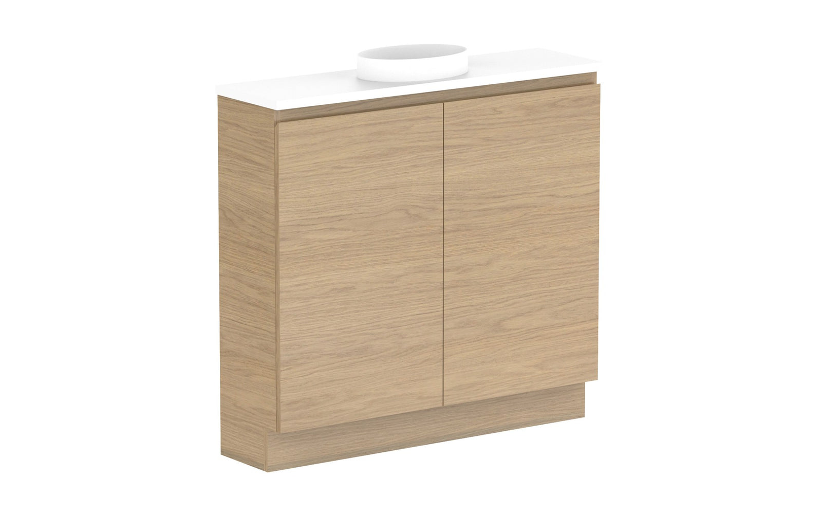 ADP Glacier Mini Floor Mount Vanity 900mm centre bowl, benchtop