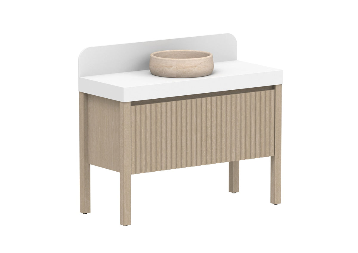 ADP Harper With Legs Floor Mount Vanity 1200mm in Coastal Oak