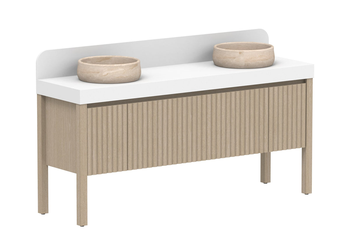 ADP Harper With Legs Floor Mount Vanity 1800mm in Coastal Oak