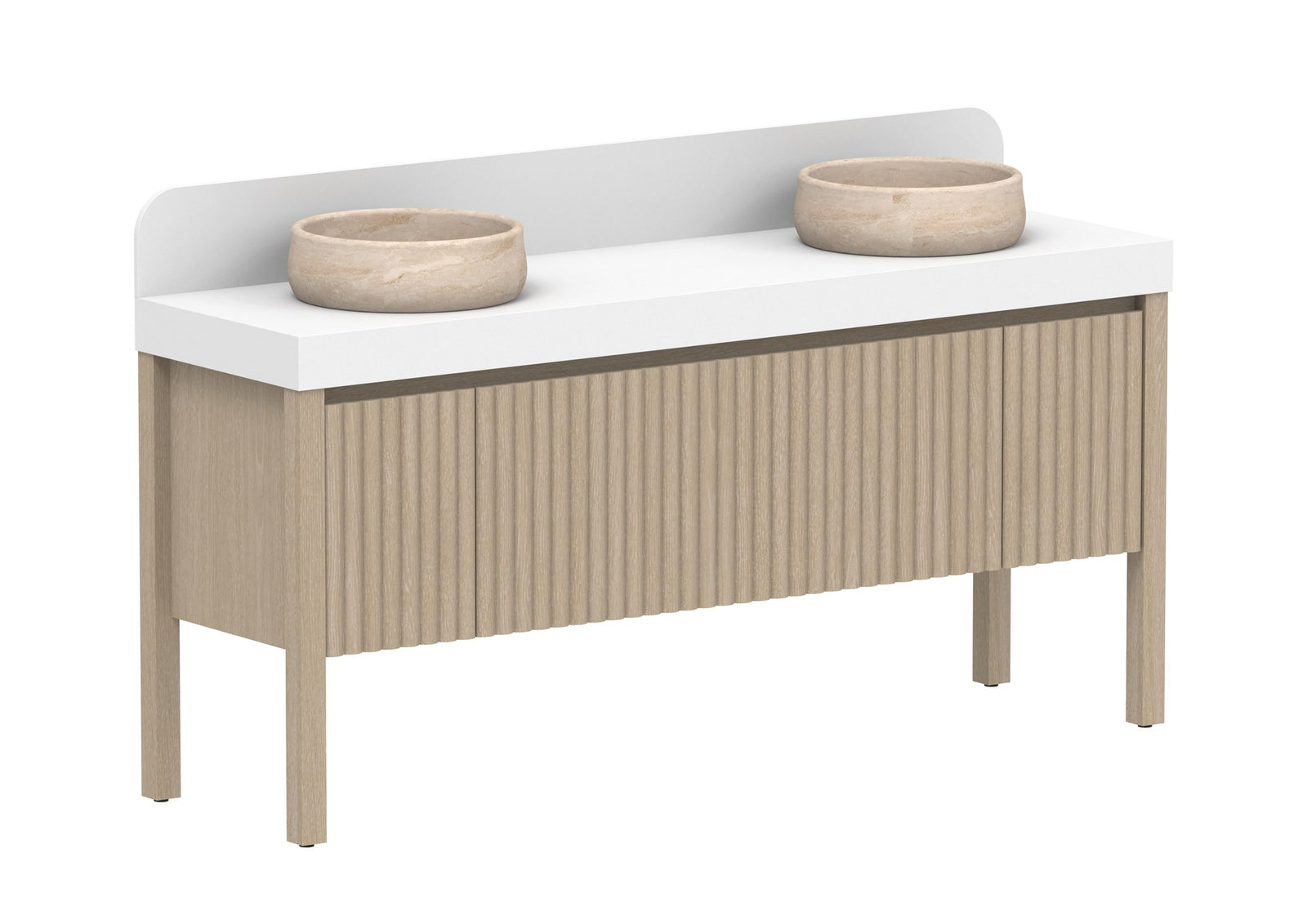 ADP Harper With Legs Floor Mount Vanity 1800mm in Coastal Oak