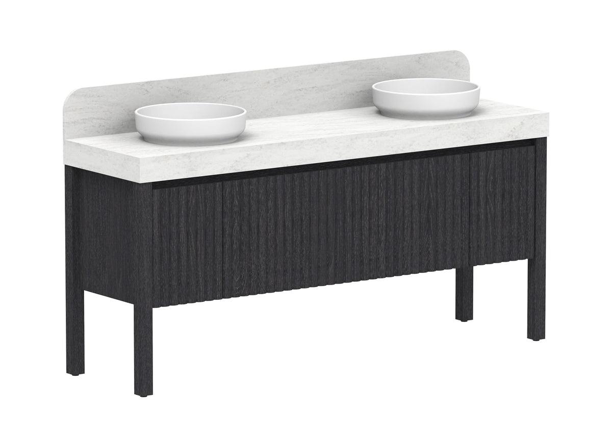ADP Harper With Legs Floor Mount Vanity 1800mm in Estella Oak