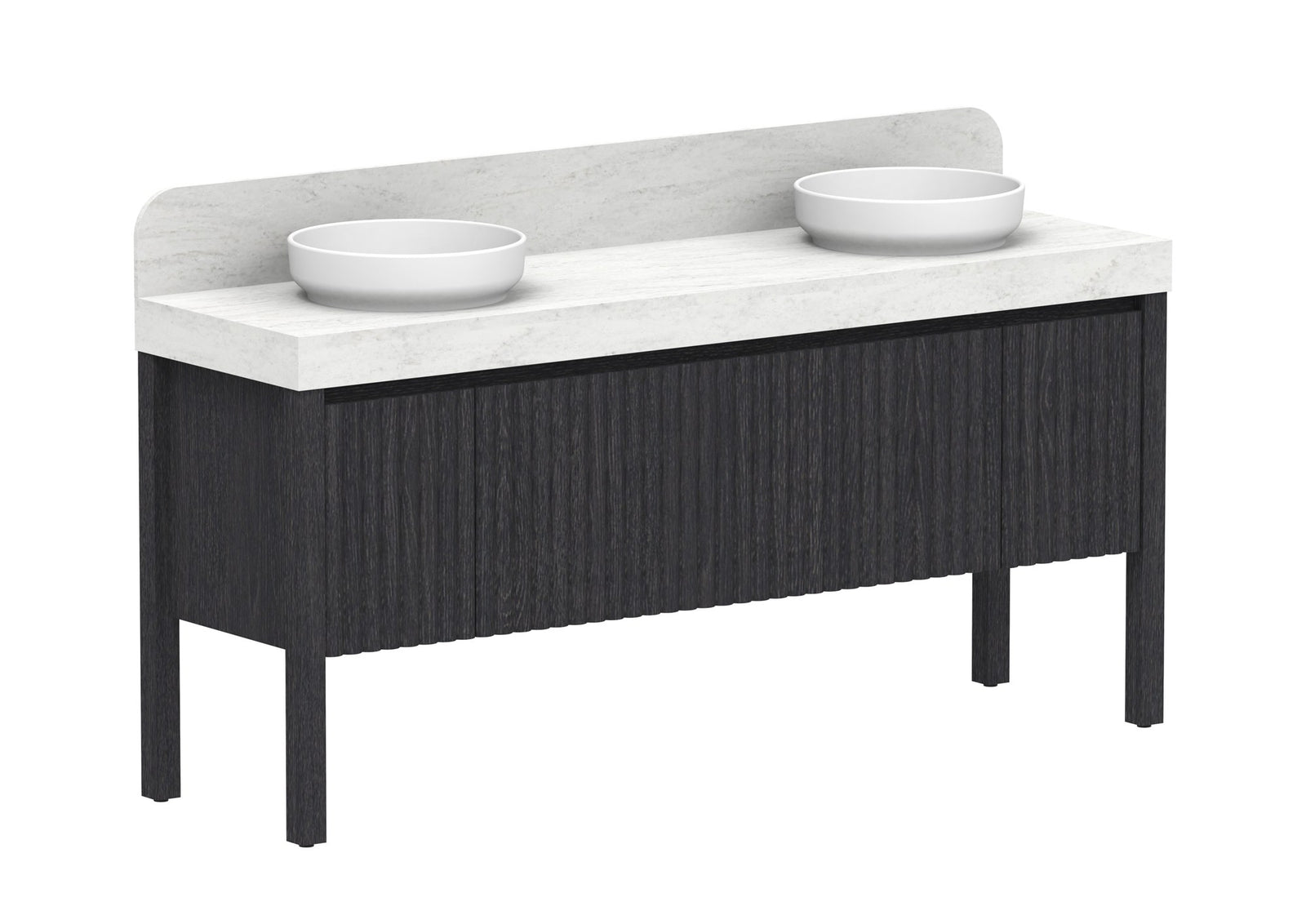 ADP Harper With Legs Floor Mount Vanity 1800mm in Estella Oak