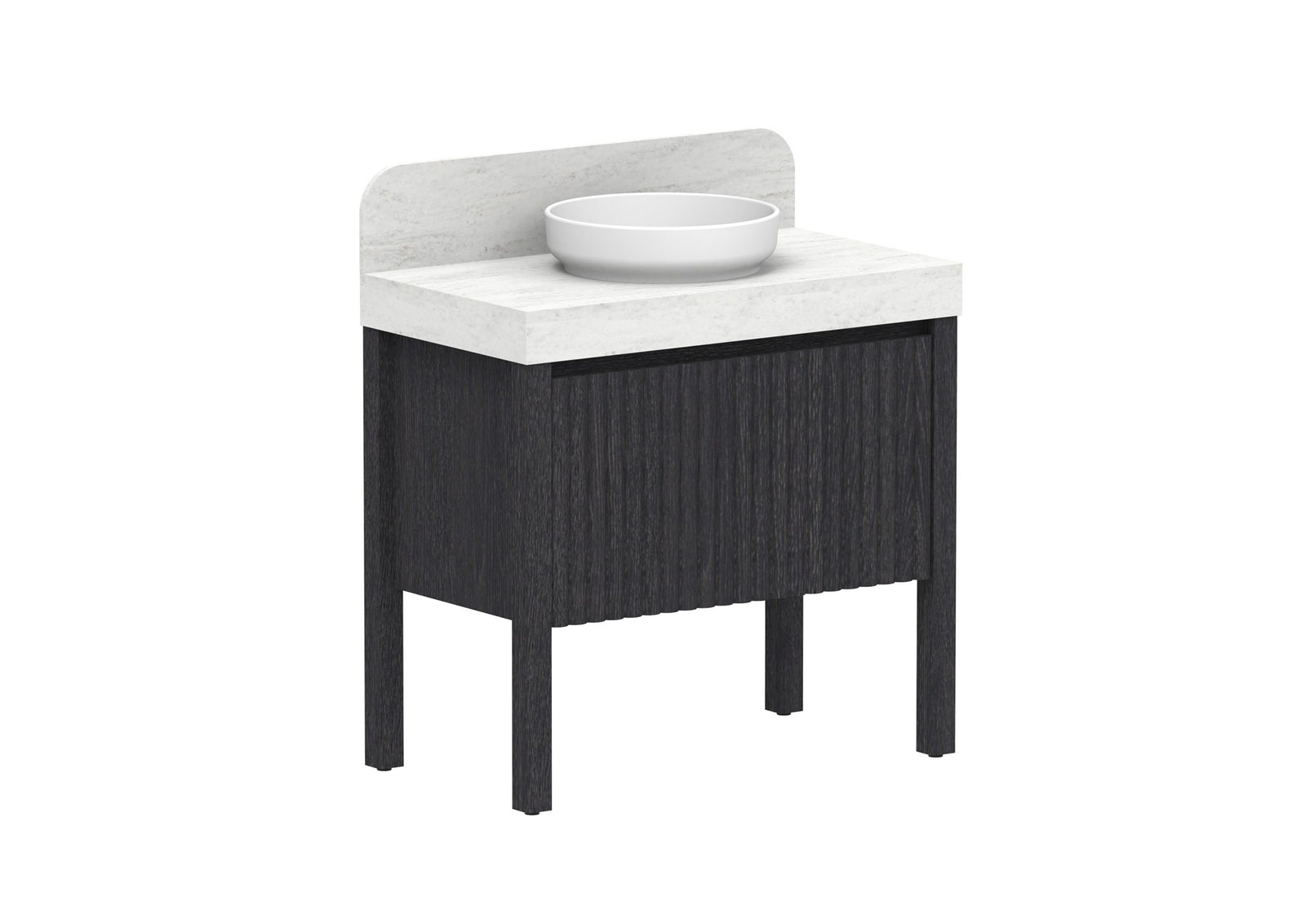 ADP Harper With Legs Floor Mount Vanity 900mm in Estella Oak