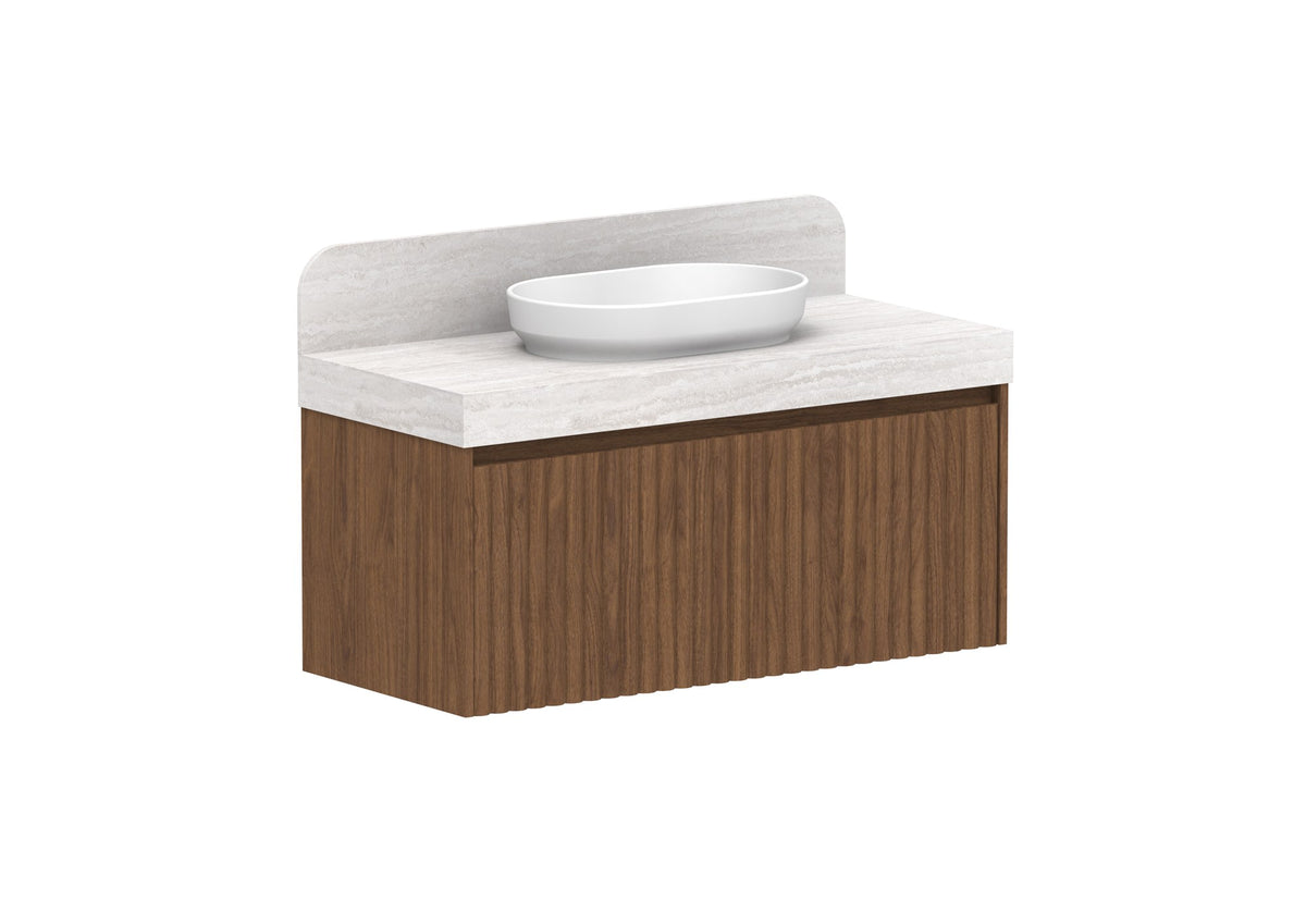 ADP Harper Wall Hung Vanity 1135mm in Florentine Walnut